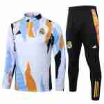 Sudadera Entrenamiento Real Madrid 2025 2026 Blanco Naranja