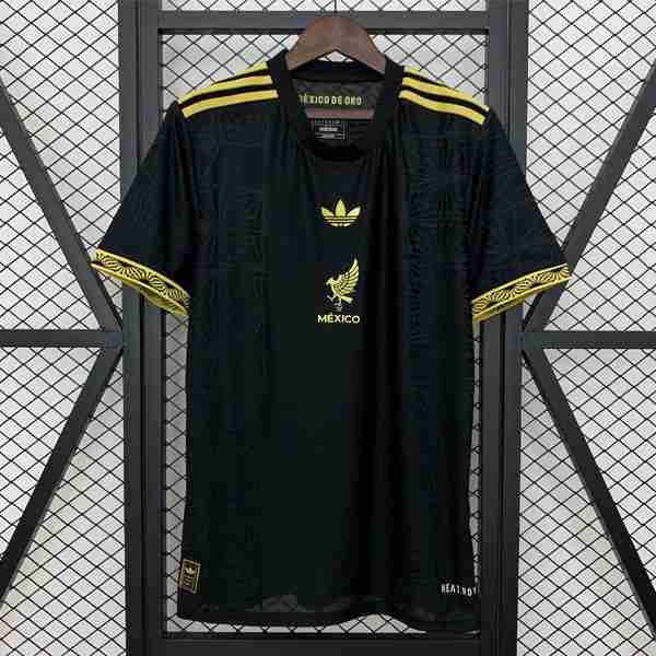 Camiseta Mexico Special Edition 2025-2026 Tailandia Camiseta Especial Mexico 2025 2026 Negro