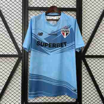 Tailandia Camiseta Pre Match Sao Paulo 2025 2026 Azul