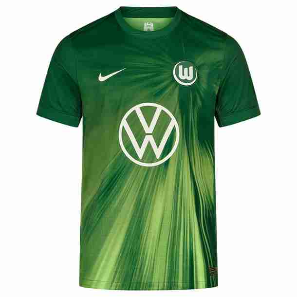 Tailandia Camiseta Wolfsburg 1ª 2025-2026 Tailandia Camiseta Primera VfL Wolfsburgo 2025 2026
