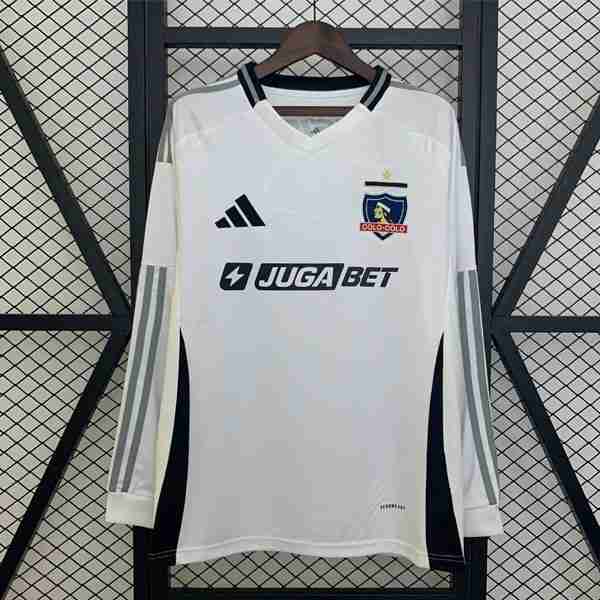 Tailandia Camiseta Colo Colo 1ª ML 2025-2026 Tailandia Manga Larga Camiseta Primera Colo Colo 2025 2026
