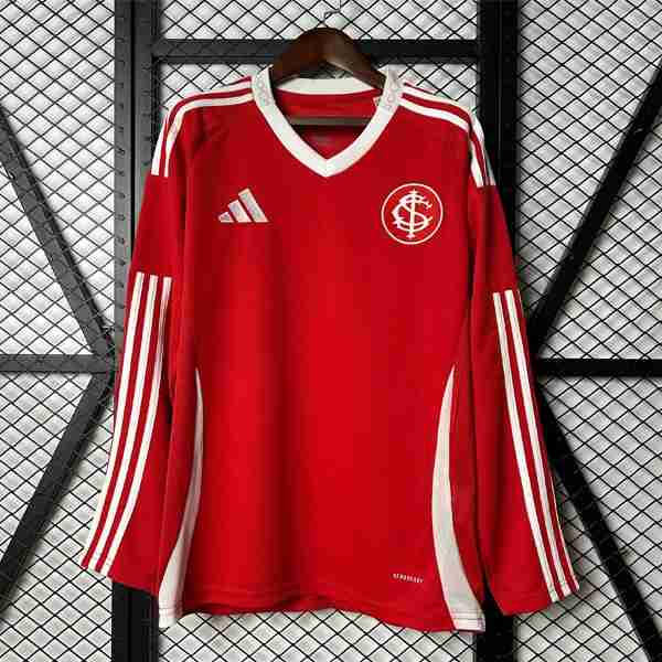 Tailandia Camiseta Brazil Internacional 1ª ML 2025-2026 Tailandia Manga Larga Camiseta Primera SC Internacional 2025 2026