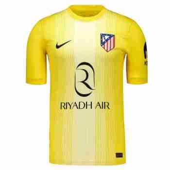 Tailandia Camiseta Portero Atlético De Madrid 2025 2026 Amarillo