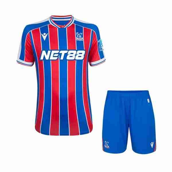 Camiseta Crystal Palace 1ª Niño 2025-2026 Camiseta Crystal Palace Conjunto Niños Primera 2025 2026
