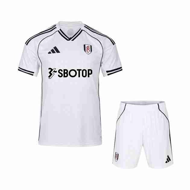 Camiseta Fulham 1ª Niño 2025-2026 Camiseta Fulham Conjunto Niños Primera 2025 2026