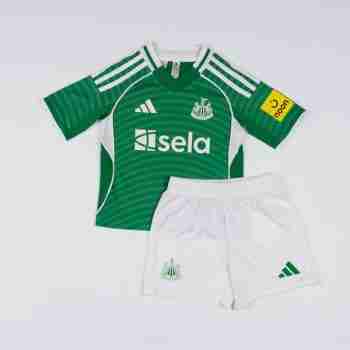 Camiseta Newcastle United Conjunto Niños Segunda 2025 2026