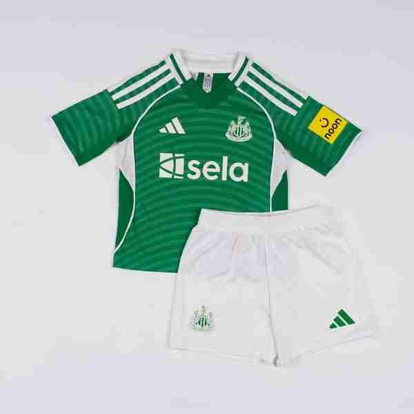 Camiseta Newcastle United 2ª Niño 2025-2026 Camiseta Newcastle United Conjunto Niños Segunda 2025 2026