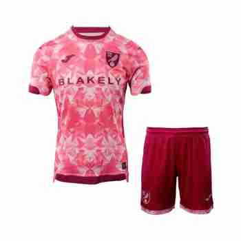 Camiseta Norwich City Conjunto Niños Segunda 2025 2026