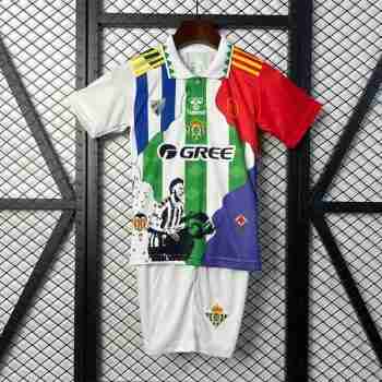 Camiseta Real Betis Conjunto Niños Especial 2025 2026 Blanco