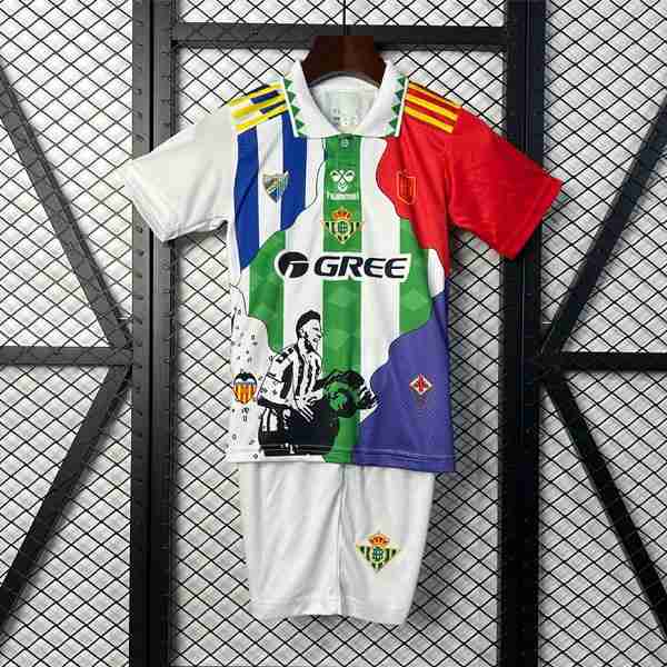 Camiseta Real Betis Special Edition 2025-2026 Verde Camiseta Real Betis Conjunto Niños Especial 2025 2026 Blanco