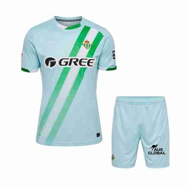 Camiseta Real Betis 2ª Niño 2025-2026 Camiseta Real Betis Conjunto Niños Segunda 2025 2026
