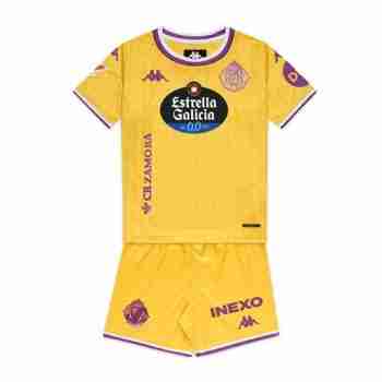 Camiseta Real Valladolid Conjunto Niños Tercera 2025 2026