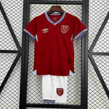 Camiseta West Ham United Conjunto Niños Primera 2025 2026