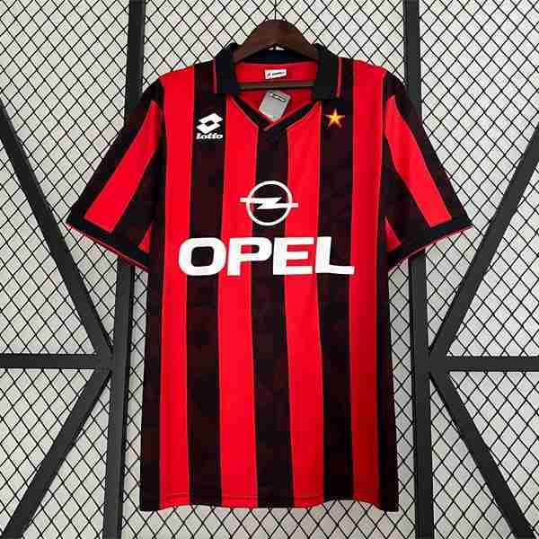 Tailandia Camiseta AC Milan 1ª Retro 1988-1989 Tailandia Camiseta Primera AC Milan Retro 1988 1989