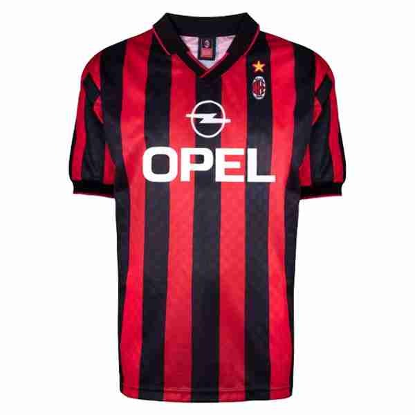 Tailandia Camiseta Primera AC Milan Retro 1995 1996 Rojo Tailandia Camiseta Primera AC Milan Retro 1995 1996 Rojo