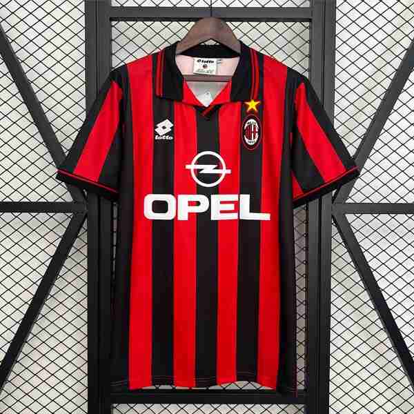Tailandia Camiseta AC Milan 1ª Retro 1997-1998 Tailandia Camiseta Primera AC Milan Retro 1997 1998