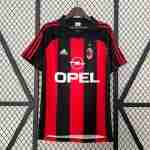 Tailandia Camiseta Primera AC Milan Retro 2000 2002