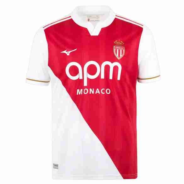 Tailandia Camiseta AS Monaco 1ª 2025-2026 Tailandia Camiseta Primera AS Monaco 2025 2026