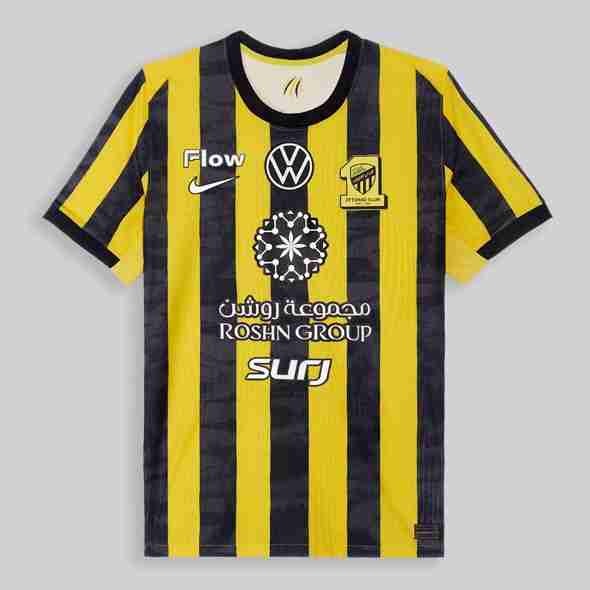 Tailandia Camiseta Al-Ittihad FC 1ª 2025-2026 Tailandia Camiseta Primera Al-Ittihad FC 2025 2026