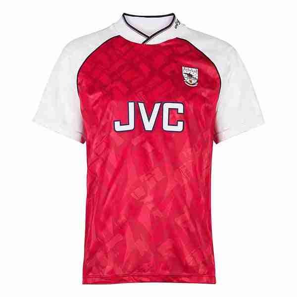 Tailandia Camiseta Primera Arsenal Retro 1990 1992 Rojo Tailandia Camiseta Primera Arsenal Retro 1990 1992 Rojo