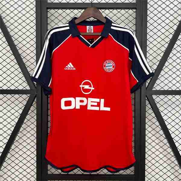 Tailandia Camiseta Bayern Munich 1ª Retro 2000-2001 Tailandia Camiseta Primera Bayern Munich Retro 2000 2001