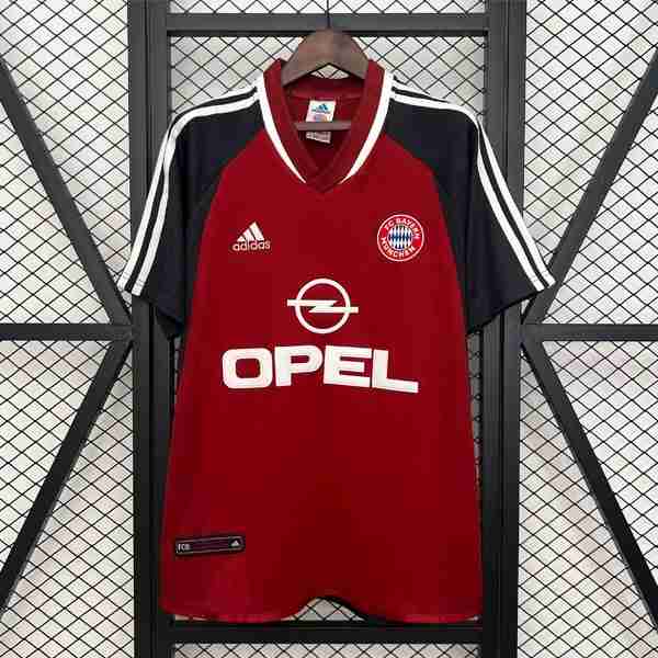 Tailandia Camiseta Bayern Munich 1ª Retro 2001-2002 Tailandia Camiseta Primera Bayern Munich Retro 2001 2002