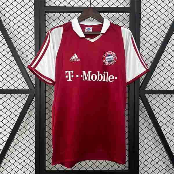 Tailandia Camiseta Bayern Munich 1ª Retro 2003-2004 Tailandia Camiseta Primera Bayern Munich Retro 2003 2004