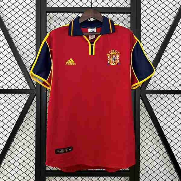 Tailandia Camiseta España 1ª Retro 2000 Tailandia Camiseta Primera España Retro 2000