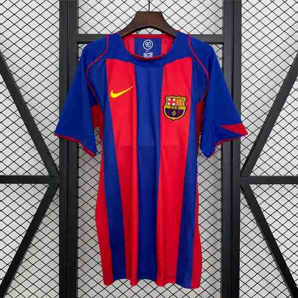 Tailandia Camiseta Barcelona 1ª Retro 2004-2005 Tailandia Camiseta Primera FC Barcelona Retro 2004 2005