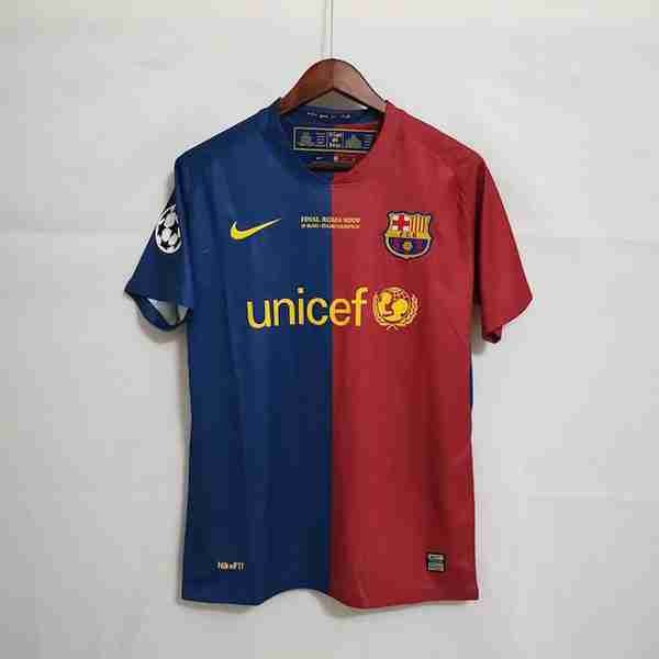 Tailandia Camiseta Primera FC Barcelona Retro 2008 2009 Azul Rojo Tailandia Camiseta Primera FC Barcelona Retro 2008 2009 Azul Rojo