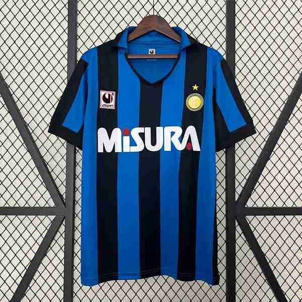 Tailandia Camiseta Inter Milan 1ª Retro 1990 1991 Tailandia Camiseta Primera Inter Milan Retro 1990 1991