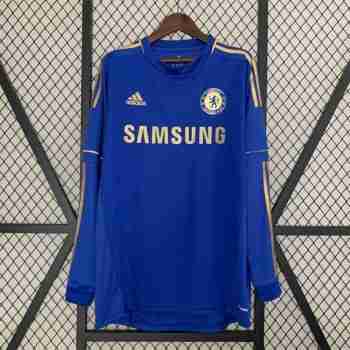 Tailandia Camiseta Primera Manga Larga Chelsea Retro 2012 2013