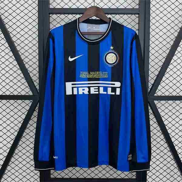 Tailandia Camiseta Inter Milan 1ª Retro ML 2009-2010 Tailandia Camiseta Primera Manga Larga Inter Milan Retro 2009 2010