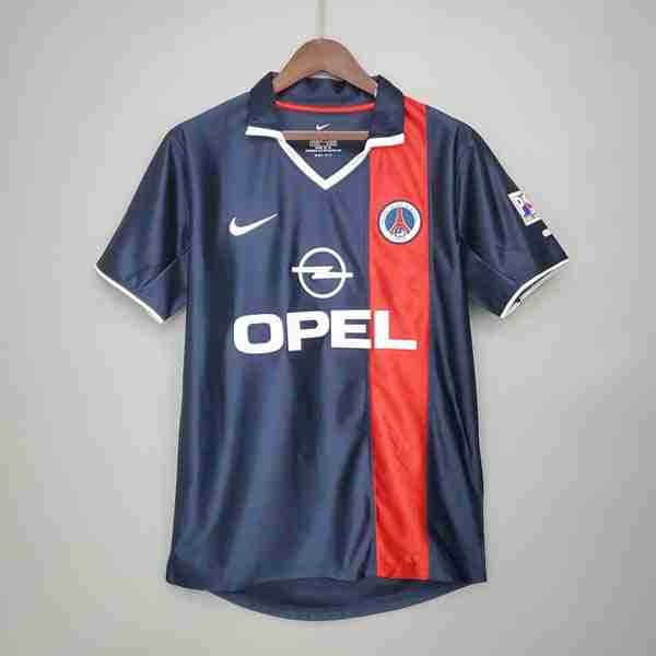 Tailandia Camiseta Primera Paris Saint Germain Retro 2001 2002 Tailandia Camiseta Primera Paris Saint Germain Retro 2001 2002