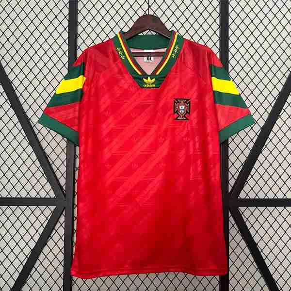 Tailandia Camiseta Portugal 1ª Retro 1992 1994 Tailandia Camiseta Primera Portugal Retro 1992 1994