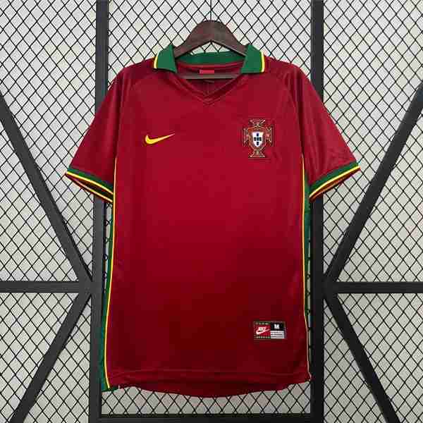 Tailandia Camiseta Portugal 1ª Retro 1997 1998 Tailandia Camiseta Primera Portugal Retro 1997 1998