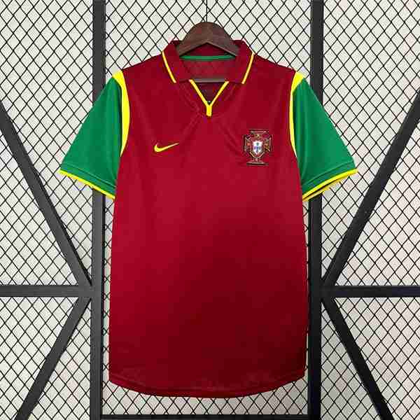 Tailandia Camiseta Portugal 1ª Retro 1999 Tailandia Camiseta Primera Portugal Retro 1999