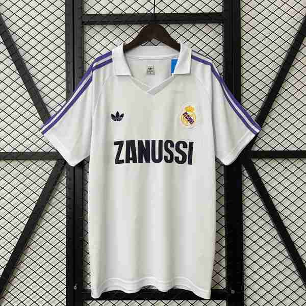Tailandia Camiseta Real Madrid 1ª Retro 1984-1985 Tailandia Camiseta Primera Real Madrid Retro 1984 1985