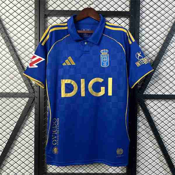 Tailandia Camiseta Real Oviedo 1ª 2025-2026 Tailandia Camiseta Primera Real Oviedo 2025 2026
