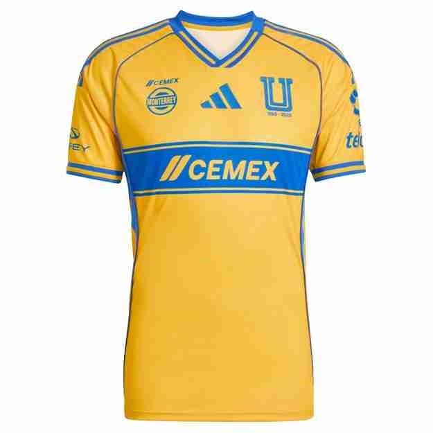 Tailandia Camiseta Tigres UANL 1ª 2025-2026 Tailandia Camiseta Primera Tigres 2025 2026