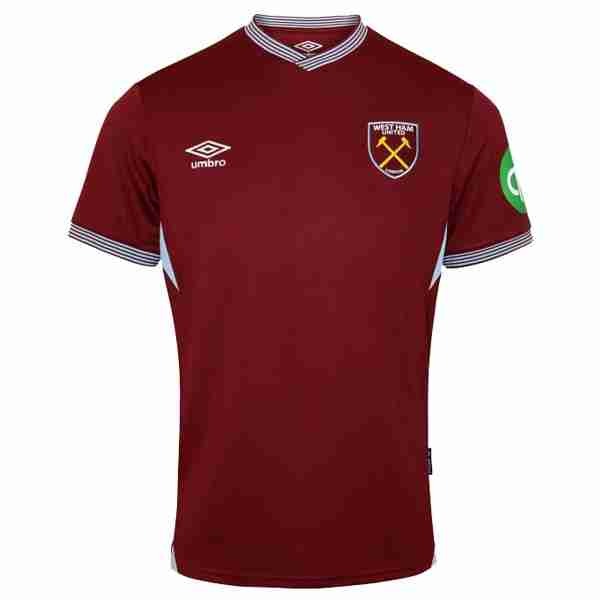 Tailandia Camiseta West Ham 1ª 2025-2026 Tailandia Camiseta Primera West Ham United 2025 2026