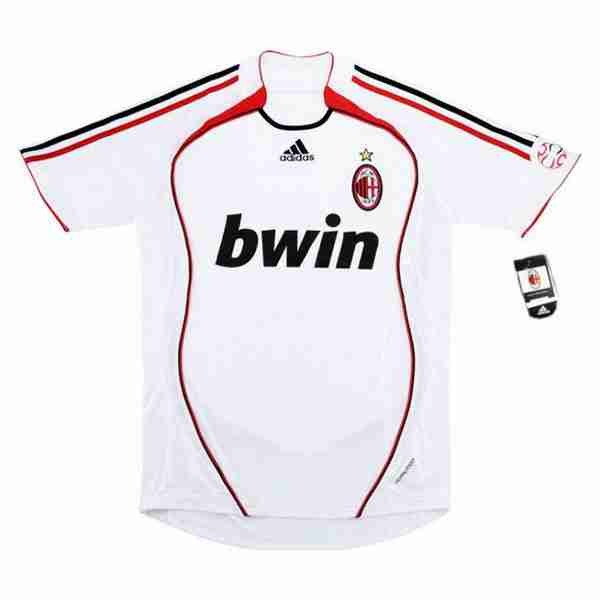 Tailandia Camiseta Segunda AC Milan Retro 2006 2007 Rojo Tailandia Camiseta Segunda AC Milan Retro 2006 2007 Rojo