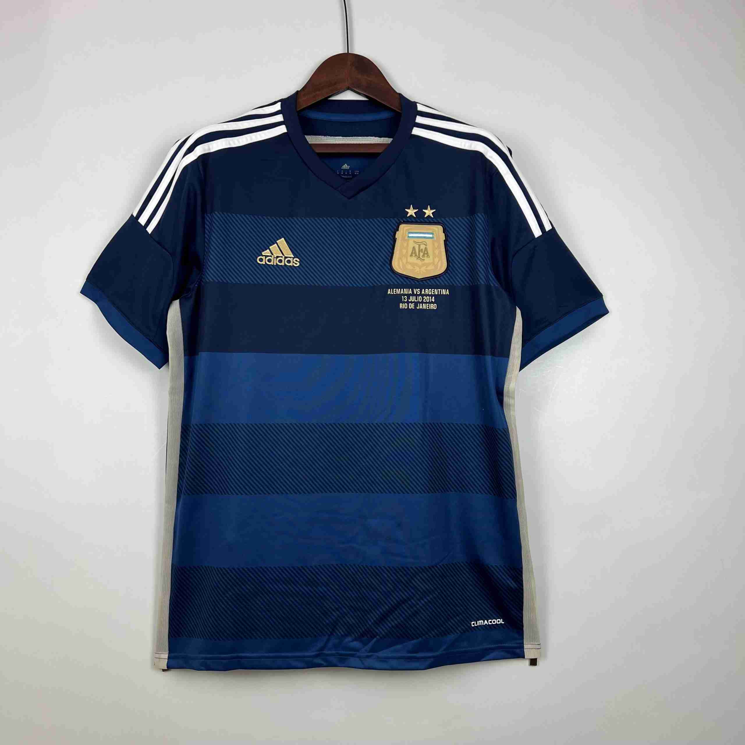 Tailandia Camiseta Argentina 2ª Retro 2014 Tailandia Camiseta Segunda Argentina Retro 2014