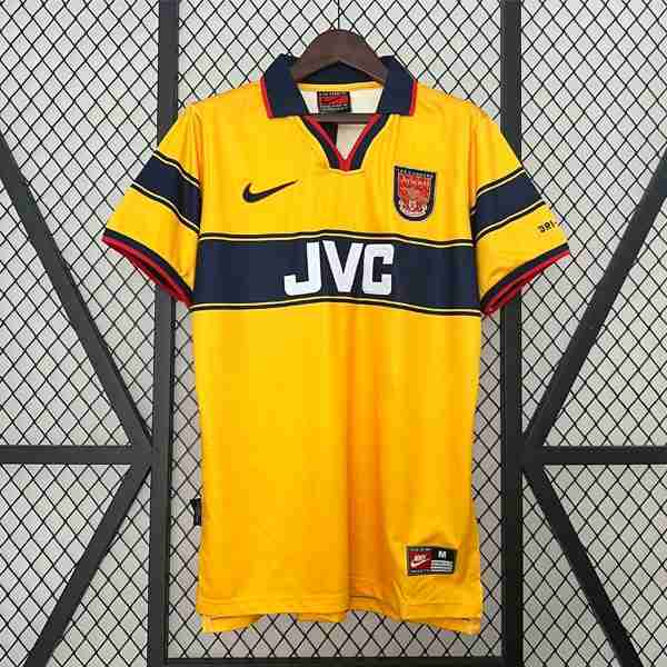 Tailandia Camiseta Arsenal 2ª Retro 1997 1999 Tailandia Camiseta Segunda Arsenal Retro 1997 1999