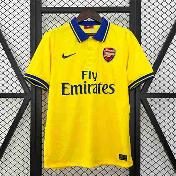 Tailandia Camiseta Arsenal 2ª Retro 2013 2014 Tailandia Camiseta Segunda Arsenal Retro 2013 2014