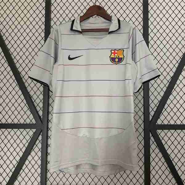 Tailandia Camiseta Barcelona 2ª Retro 2003 2004 Tailandia Camiseta Segunda FC Barcelona Retro 2003 2004