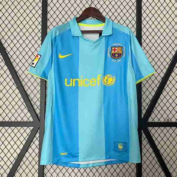 Tailandia Camiseta Barcelona 2ª Retro 2007 2008 Tailandia Camiseta Segunda FC Barcelona Retro 2007 2008