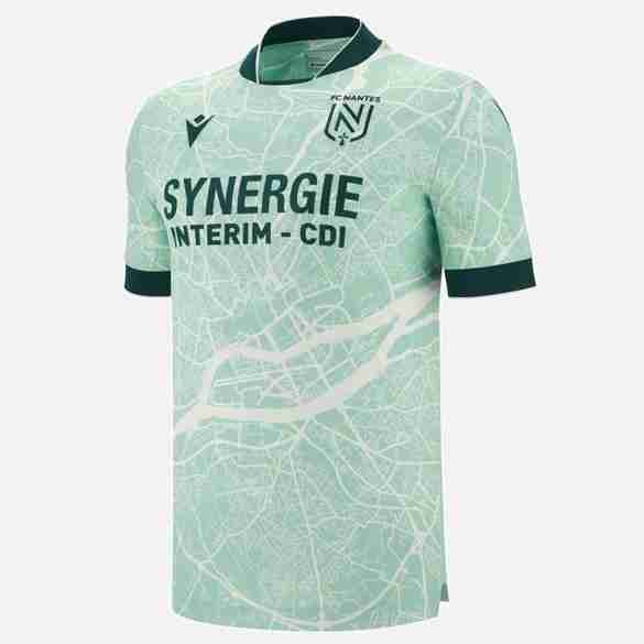 Tailandia Camiseta FC Nantes 2ª 2025-2026 Tailandia Camiseta Segunda FC Nantes 2025 2026