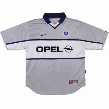 Tailandia Camiseta Segunda Paris Saint Germain Retro 2000 Gris