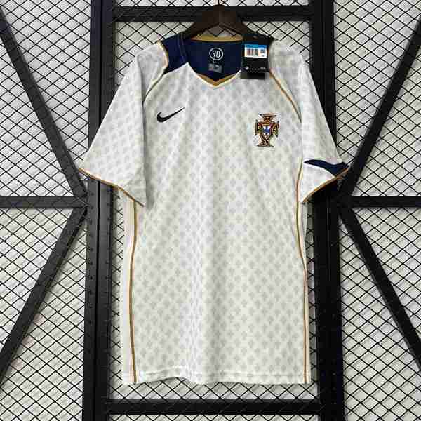 Tailandia Camiseta Portugal 2ª Retro 2004 Tailandia Camiseta Segunda Portugal Retro 2004